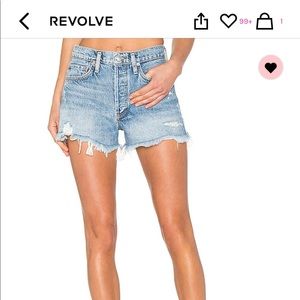 NWOT AGOLDE Parker Vintage Cut Off Short in Swapmeet